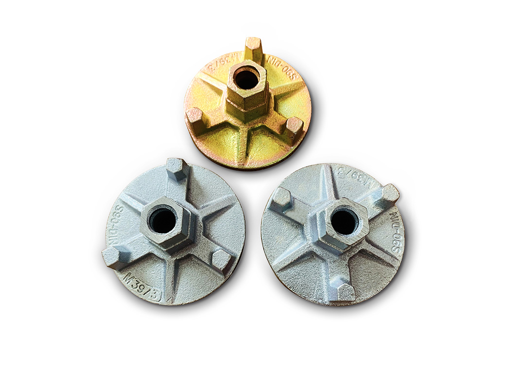 Concrete wall casting  Formwork nut for 100mm Plate Diameter with 200KN high quality