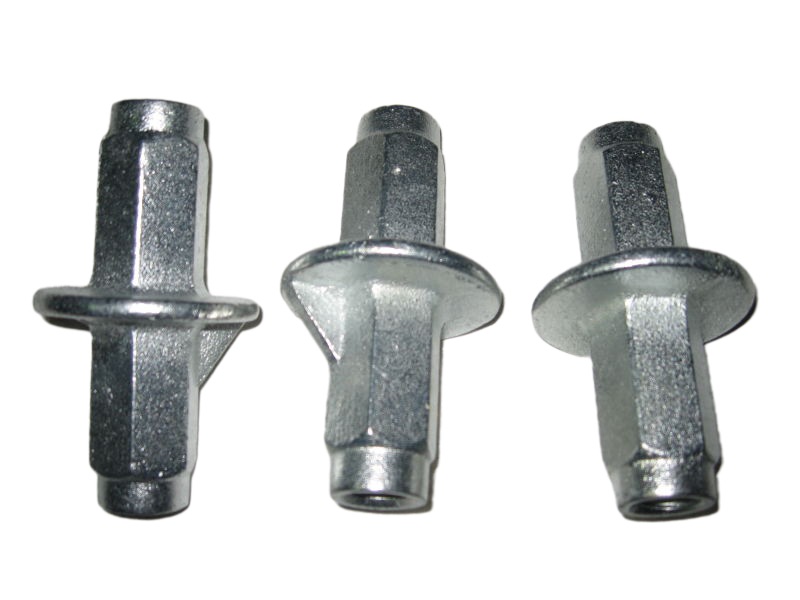 Concrete wall casting Formwork nut water stop nut with 200KN highly quality  casting wing nut ,formwork tie rod with nut,