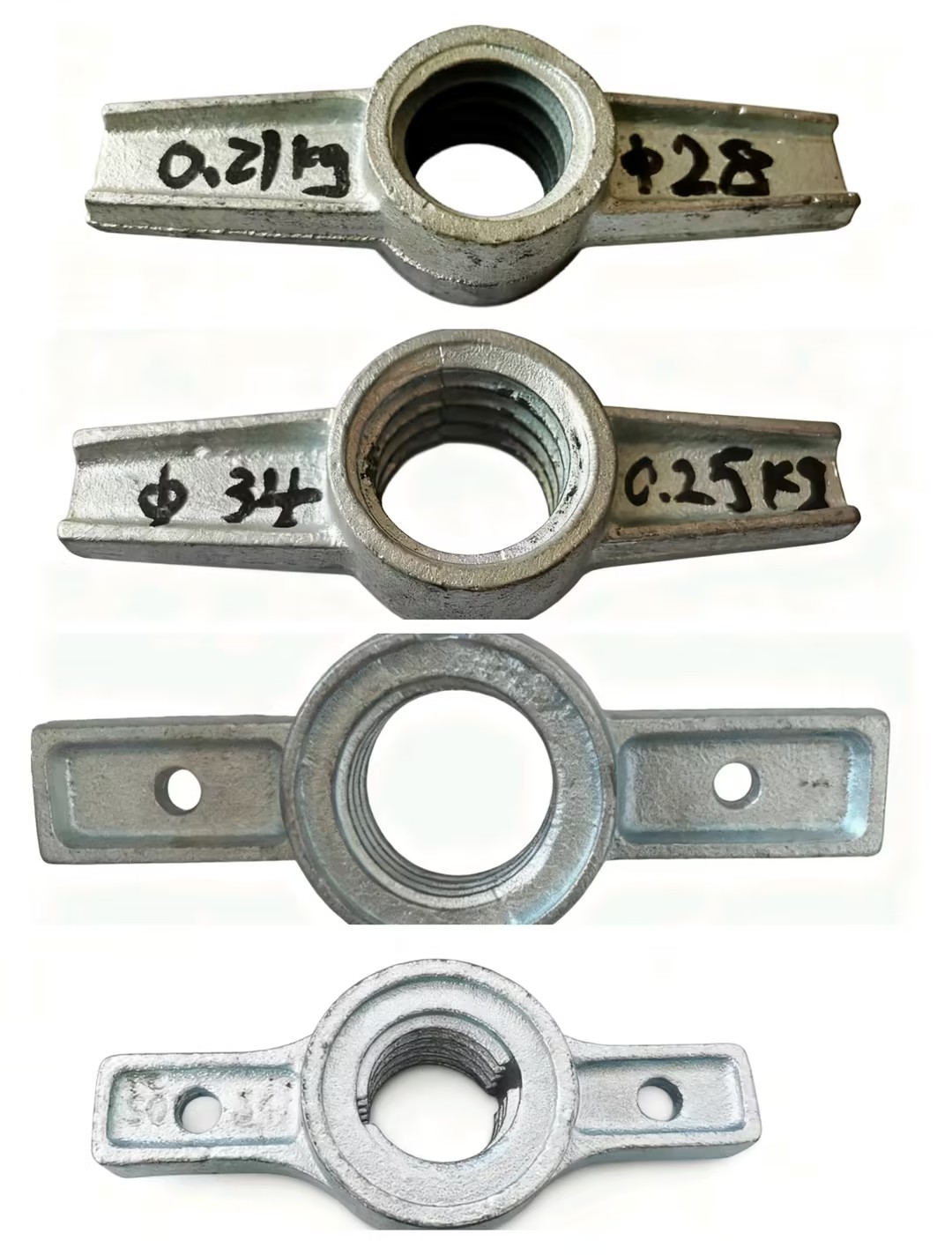 jack nut 2 jack nut 2 - Material:Q235 Brand Name:SUNTRMARK Diameter:34mm Surface Treatment:Galvanized or as nature balck Our high-strength jack nut is specially designed for jack, suitable for heavy-duty support, scaffolding construction and equipment load-bearing support scenarios, with excellent stability and load-bearing performance, reliable and durable quality. Made of high-quality steel, the surface is zinc-plated for corrosion resistance, which can withstand various harsh working conditions and has a long service life. Equipped with precise threads and a convenient adjustment structure, it can smoothly and stably adjust the support height and tension, perfectly matching the load-bearing fixation, height calibration and temporary support needs of jack, ensuring operational safety. The overall structure is solid, with a load-bearing capacity of 120kN , complying with global industrial support safety standards. Lightweight, portable and outstanding in toughness, it can be quickly installed and adjusted manually or with basic tools, making it the preferred fastener for jack in building support operations and engineering maintenance. Key Features: - High-quality steel, outstanding support strength - Zinc-plated corrosion resistance, suitable for various harsh environments - Precise thread design, smooth adjustment without loosening - Load-bearing capacity up to 120 kN (adjustable according to actual product parameters) - Specialized for jack, efficient and convenient installation and adjustment